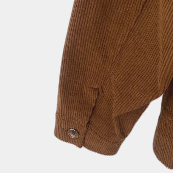 Avec Les Filles Corduroy Jacket Coat Women's S Brown Trucker Boxy Academia NWOT - Picture 8 of 9